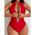 Sports Push Up Closed Swim One Piece