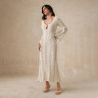 Square Neck Loose Jumper Cover Up