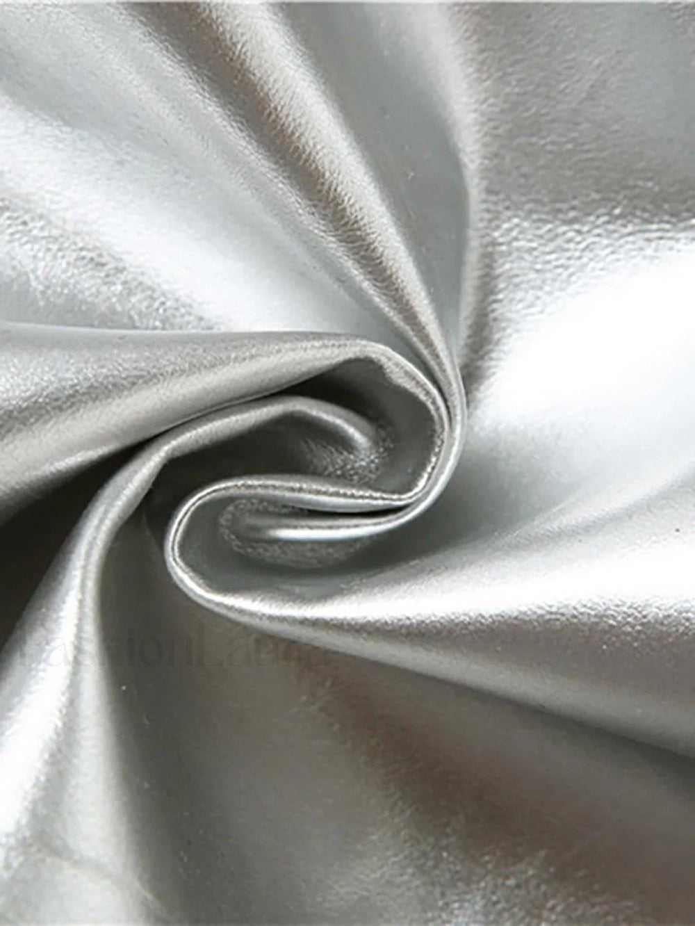 Stacked Low Waist Pu Pants Pants