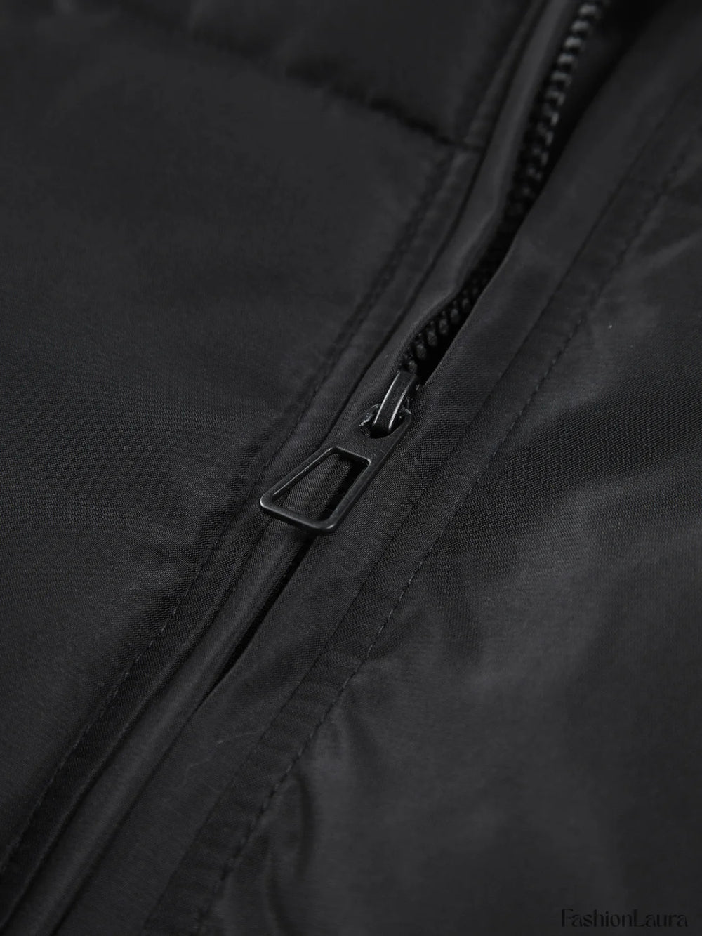 Stand Collar Zip Trendy Up Puffer Coat Winter Coats