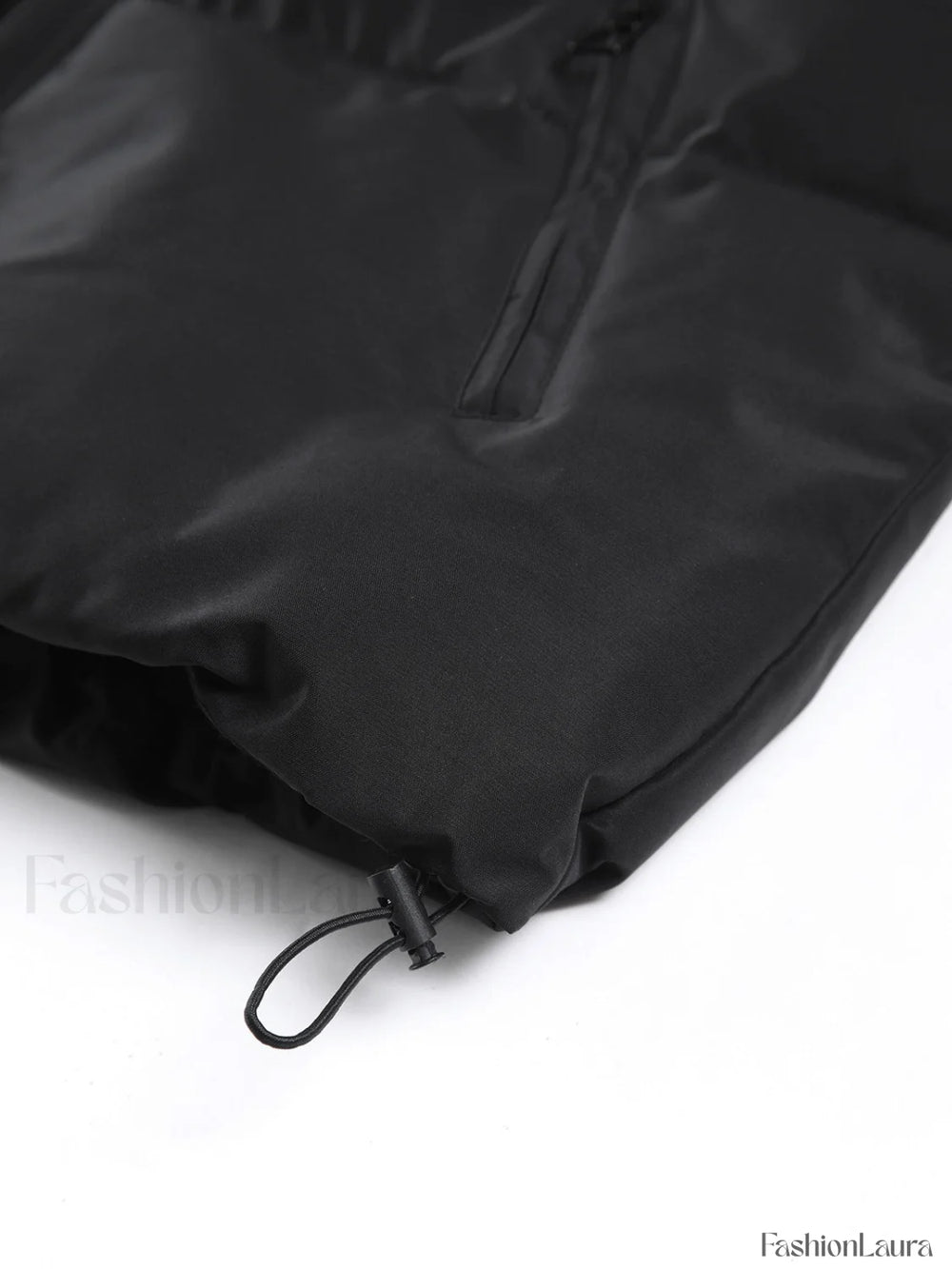 Stand Collar Zip Trendy Up Puffer Coat Winter Coats