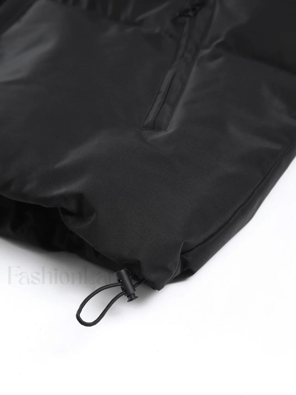 Stand Collar Zip Trendy Up Puffer Coat Winter Coats