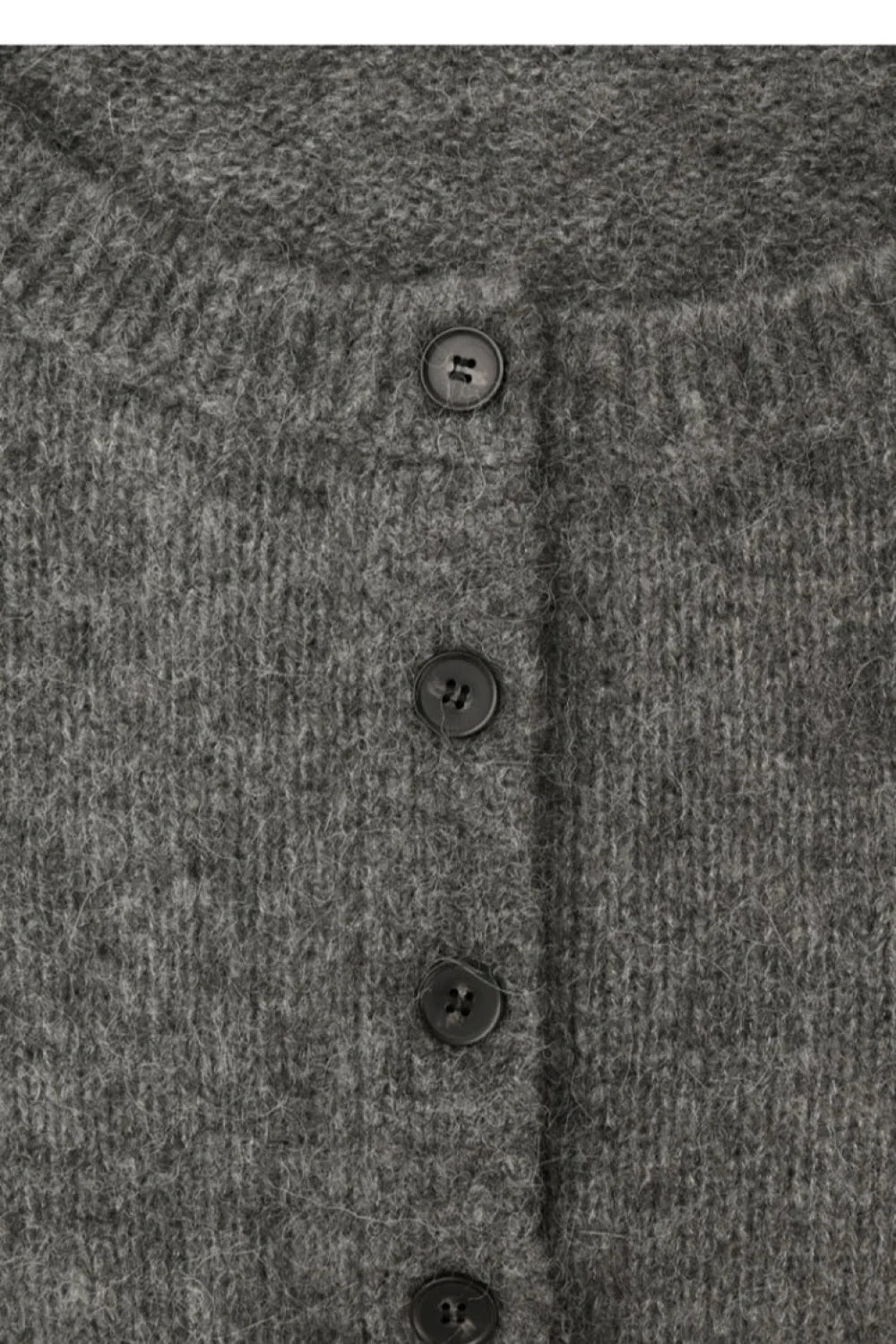 Standard Fit Wide Neck Cardigan