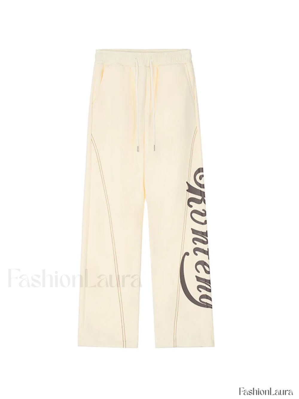 Stitch Design Logo Baggy Sweatpants Sweatpants