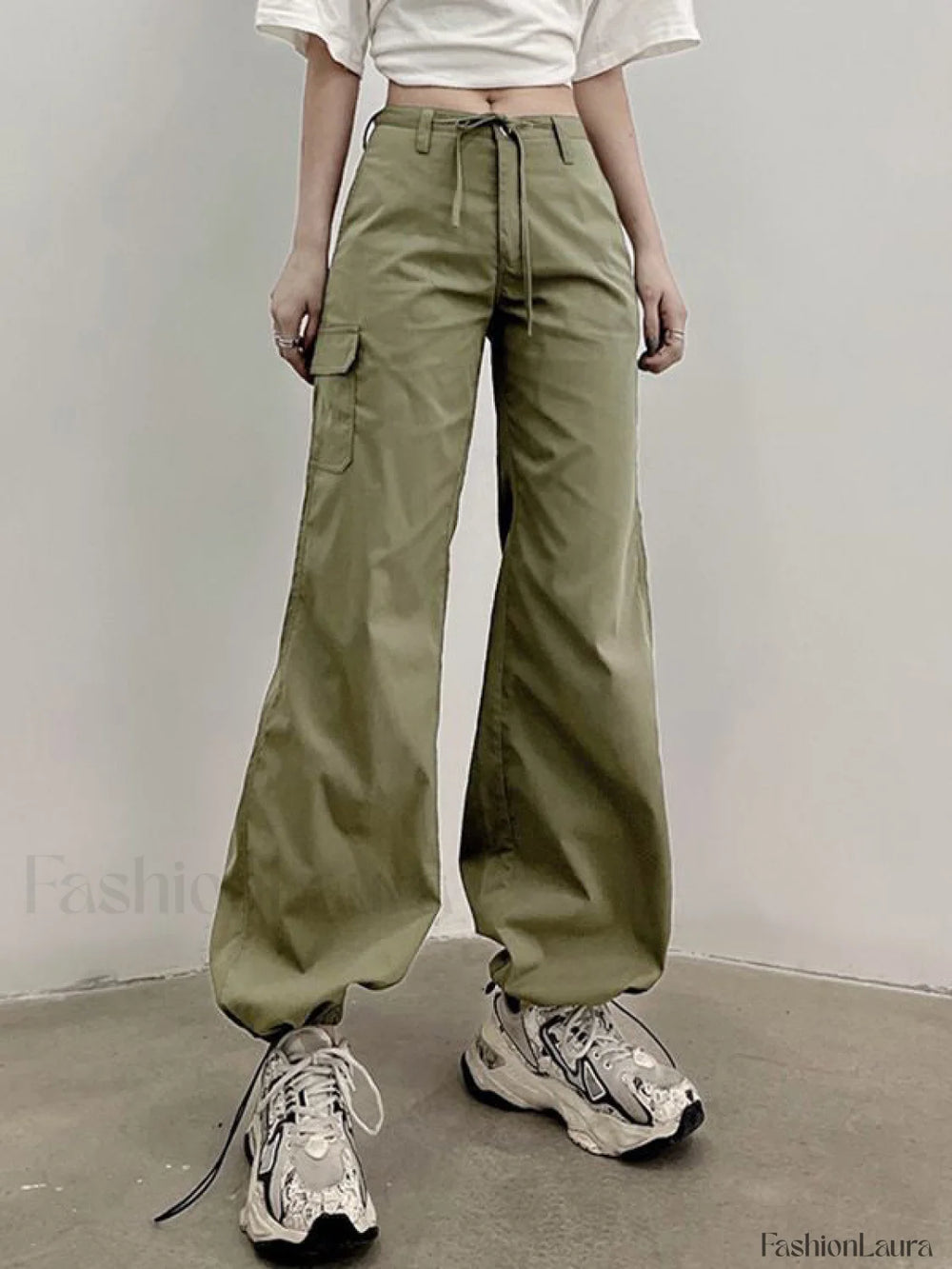 Straight Leg Pocket Cargo Pants Cargo Pants