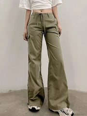 Straight Leg Pocket Cargo Pants Cargo Pants