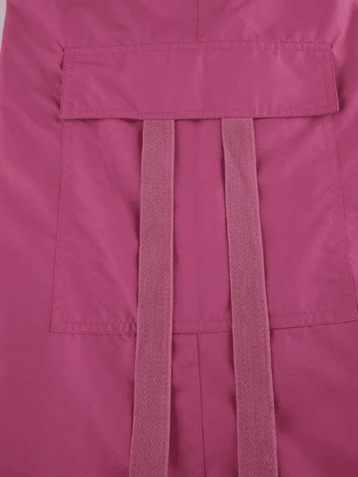 Strap Detail Y2K Cargo Pants Pants