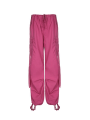 Strap Detail Y2K Cargo Pants Pants