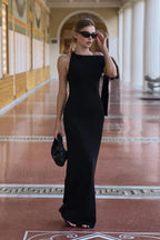 Strappy Simple Style Bodycon Maxi Dress