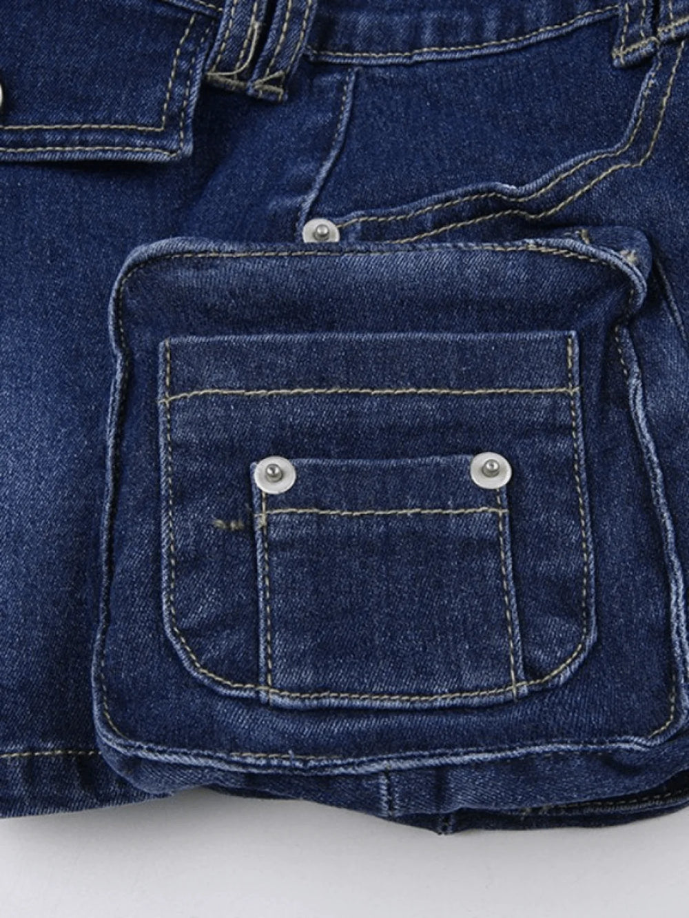 Street Low Rise Denim Shorts Shorts