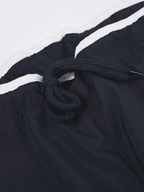 Street Ribbon Contrast Color Wide Leg Pants Pants