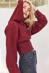 Streetwear Comfortable Pullover Hoodie Red / S