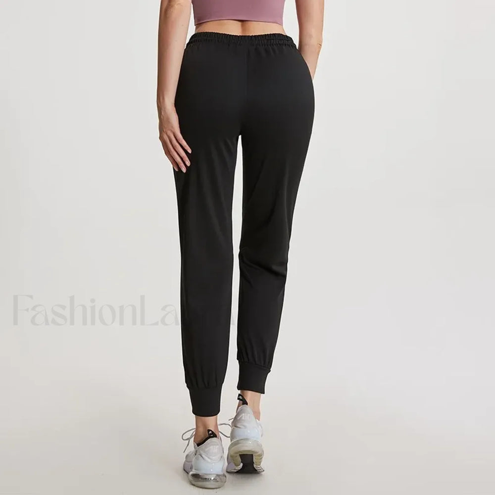 Stretchy High Waist Wide Leg Yoga Sweatpants