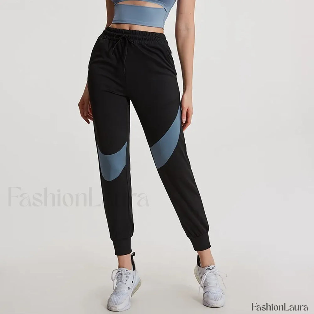 Stretchy High Waist Wide Leg Yoga Sweatpants