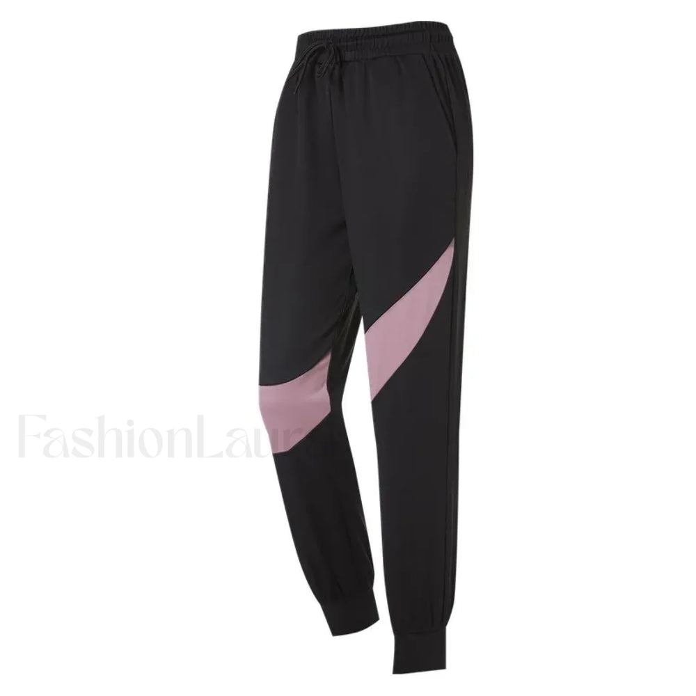 Stretchy High Waist Wide Leg Yoga Sweatpants PURPLE / S