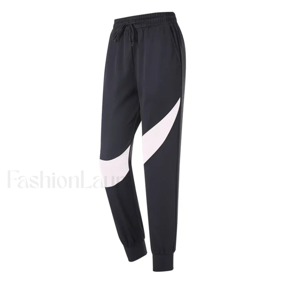 Stretchy High Waist Wide Leg Yoga Sweatpants WHITE / S