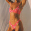 Stylish Floral Printed Bikini Set Pink / S
