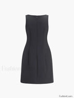 Suiting Sleeveless Short Dress Dresses
