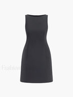 Suiting Sleeveless Short Dress Dresses