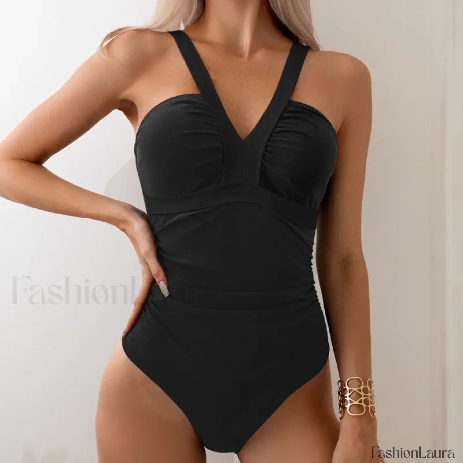 Summer Push Up Closed Bather One Piece black / S