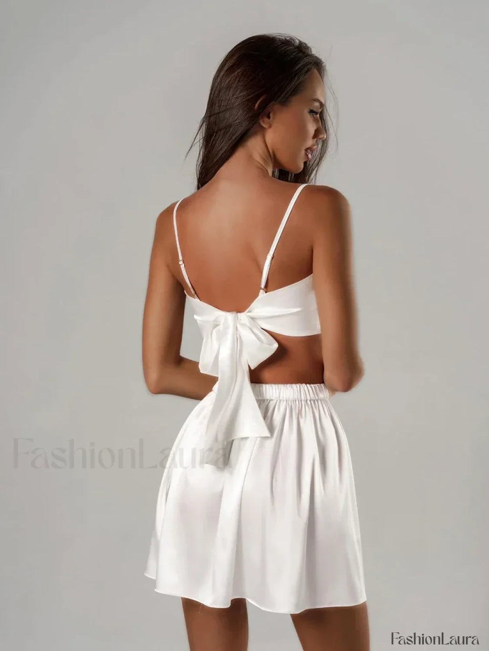 Summer Spaghetti Strap Shorts Two Piece Set