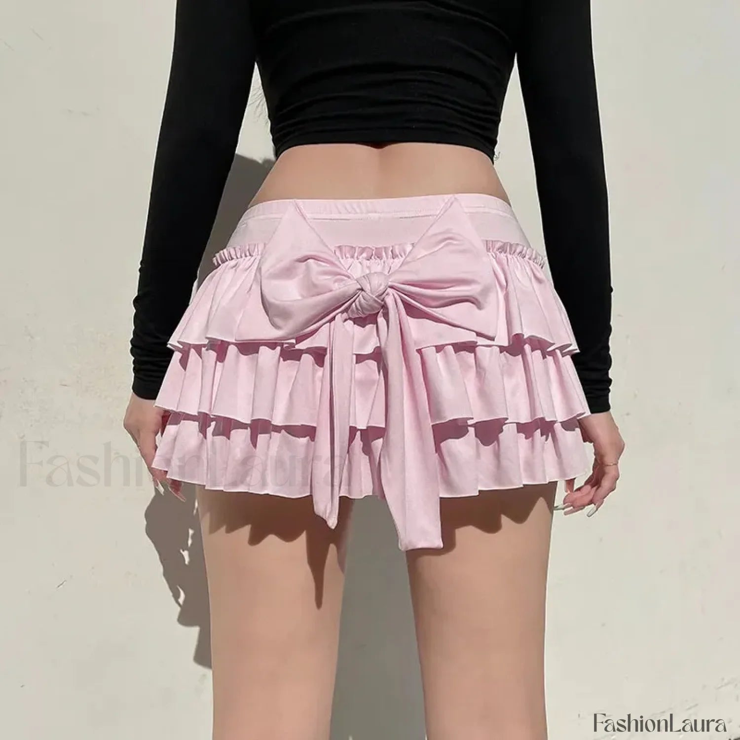 Sweet Low Waist Casual Mini Skirt