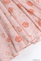 Sweet Wind Slim Print Neck A Line Floral Dress