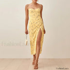 Sweetheart Lace Floral Dress color 10 / S