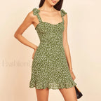 Sweetheart Ruffle Pink Floral Dress color 4 / S