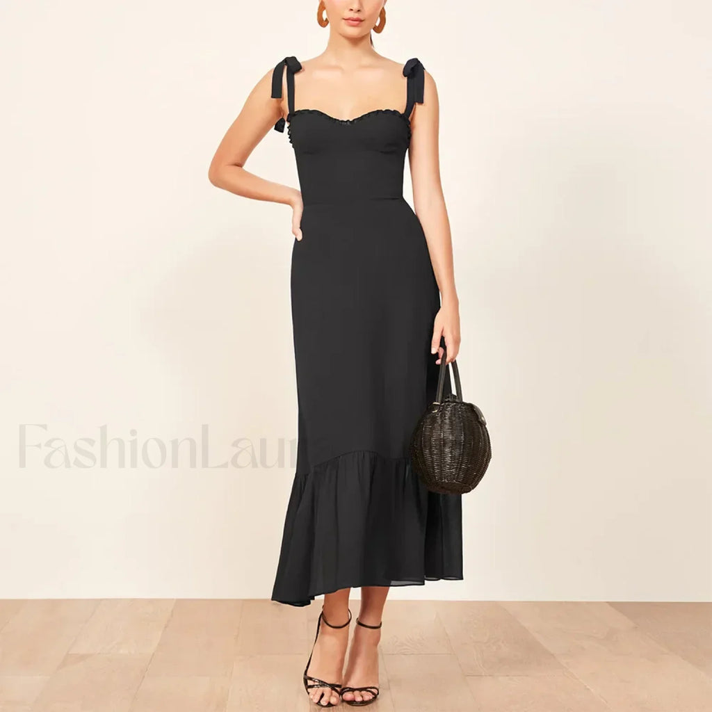 Sweetheart Tie Strap Floral Dress color 3 / S