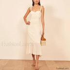 Sweetheart Tie Strap Floral Dress color 8 / S
