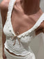 Sweetie Bow Detail Cami Top White / XS Tank Tops & Camis