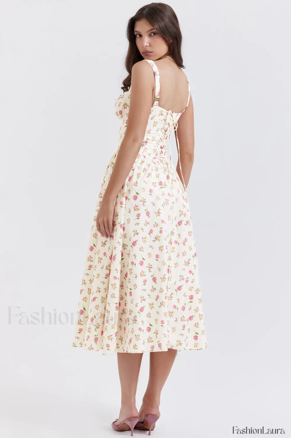 Tatiana Rose Stylish Print Midi Sundress