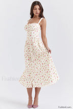 Tatiana Rose Stylish Print Midi Sundress