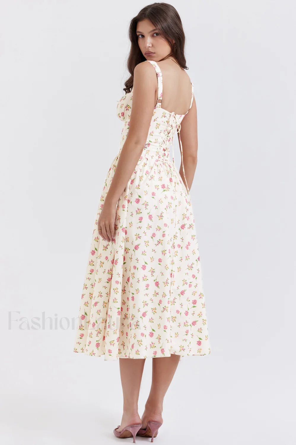 Tatiana Rose Stylish Print Midi Sundress