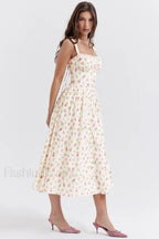 Tatiana Rose Stylish Print Midi Sundress