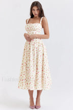 Tatiana Rose Stylish Print Midi Sundress