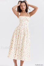 Tatiana Rose Stylish Print Midi Sundress