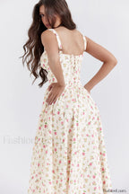 Tatiana Rose Stylish Print Midi Sundress