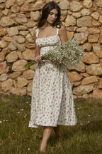 Tatiana Rose Stylish Print Midi Sundress