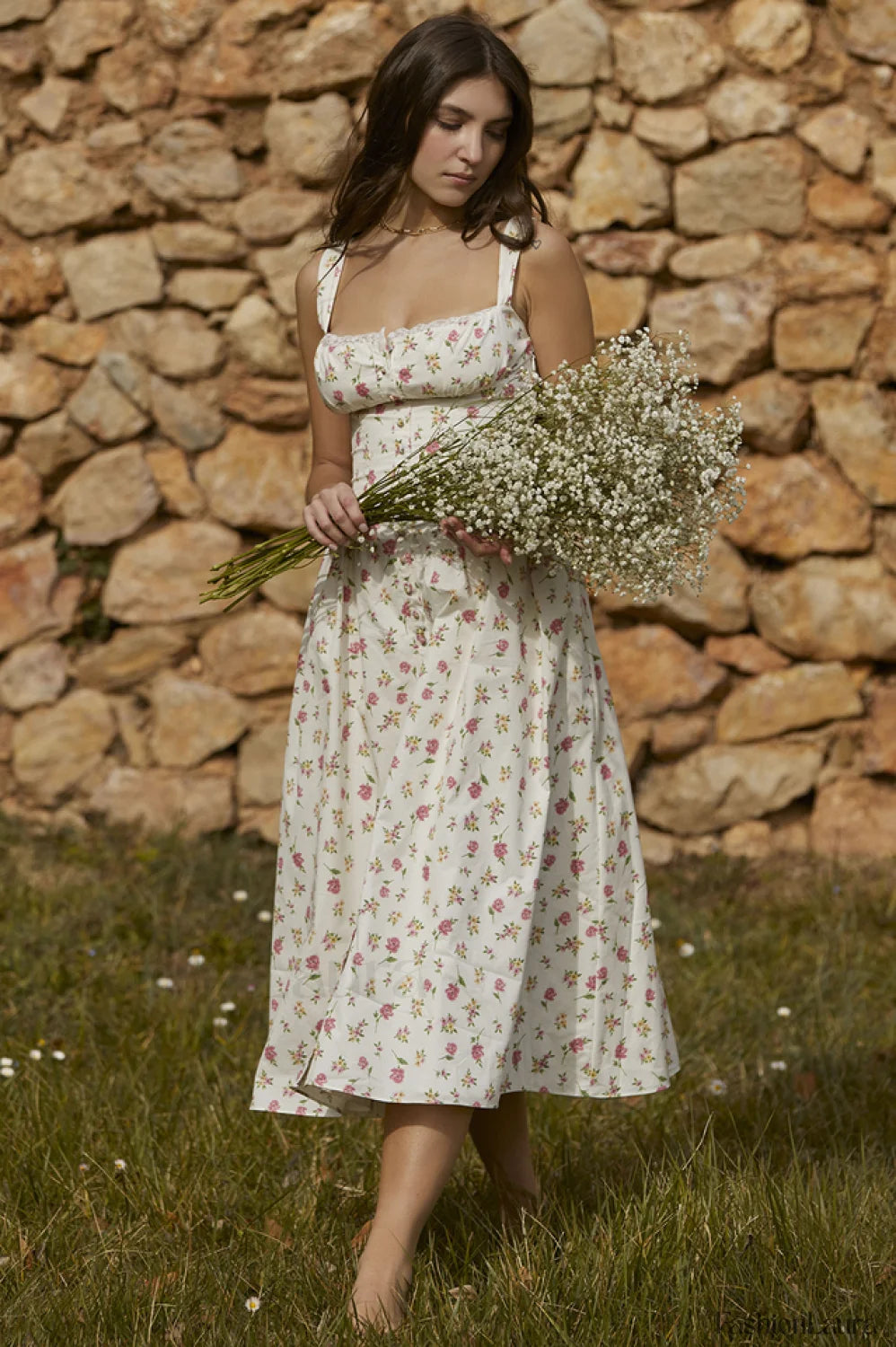 Tatiana Rose Stylish Print Midi Sundress