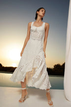 Tatyana Elegant Dress S / White Fruition