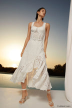 Tatyana Elegant Dress S / White Fruition