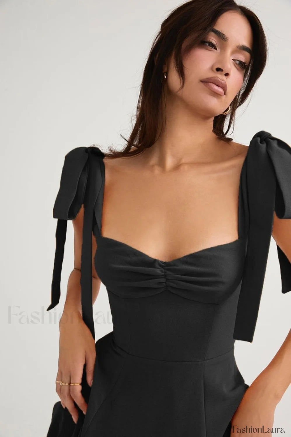 Tea Elegant Break Dress S / Black