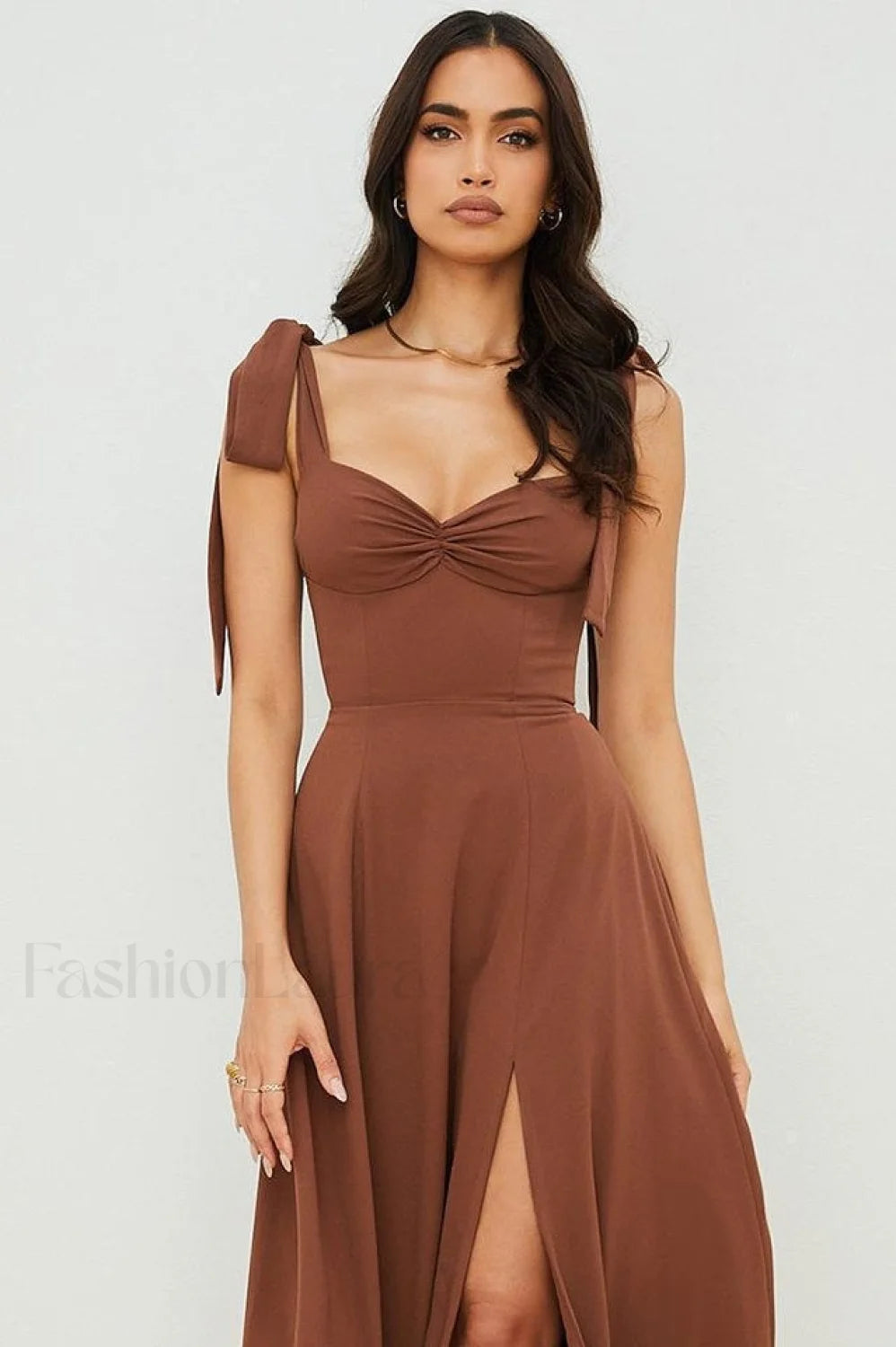 Tea Elegant Break Dress S / Khaki