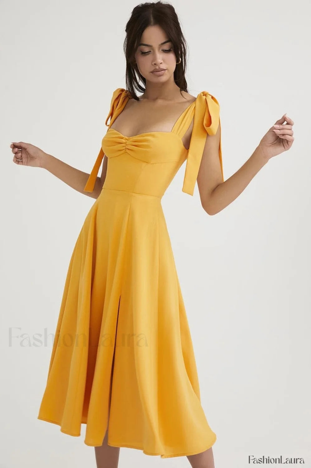 Tea Elegant Break Dress S / Orange
