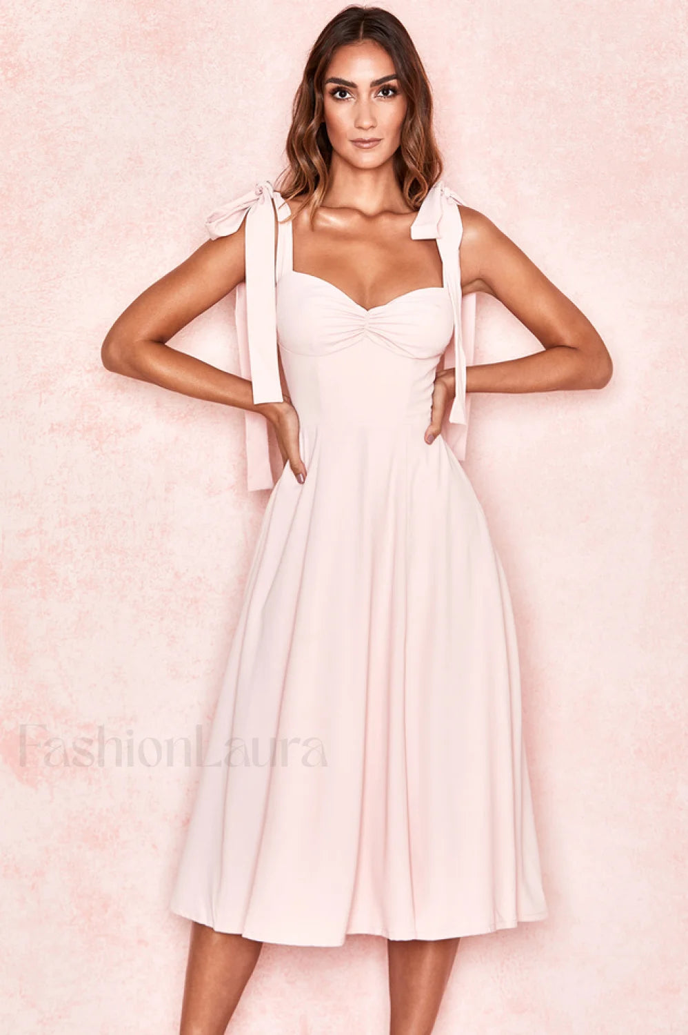 Tea Elegant Break Dress S / Pink