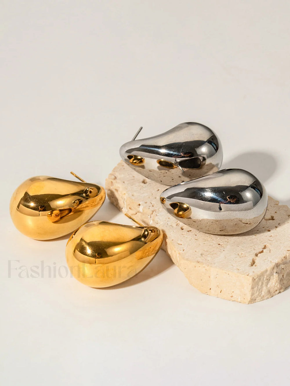 Teardrop Charming Hoop Earrings Earrings