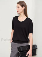 Tencel Embroidery T Shirt