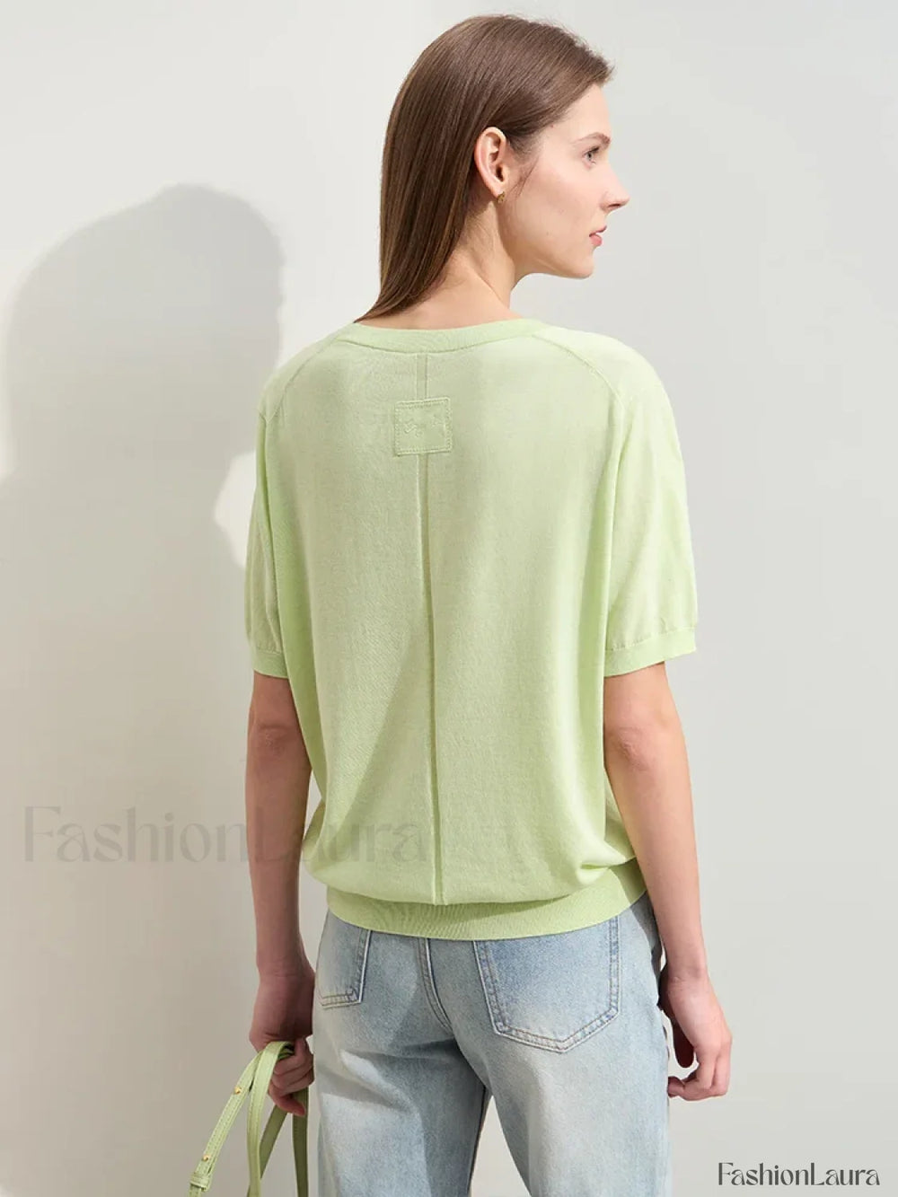 Tencel Embroidery T Shirt